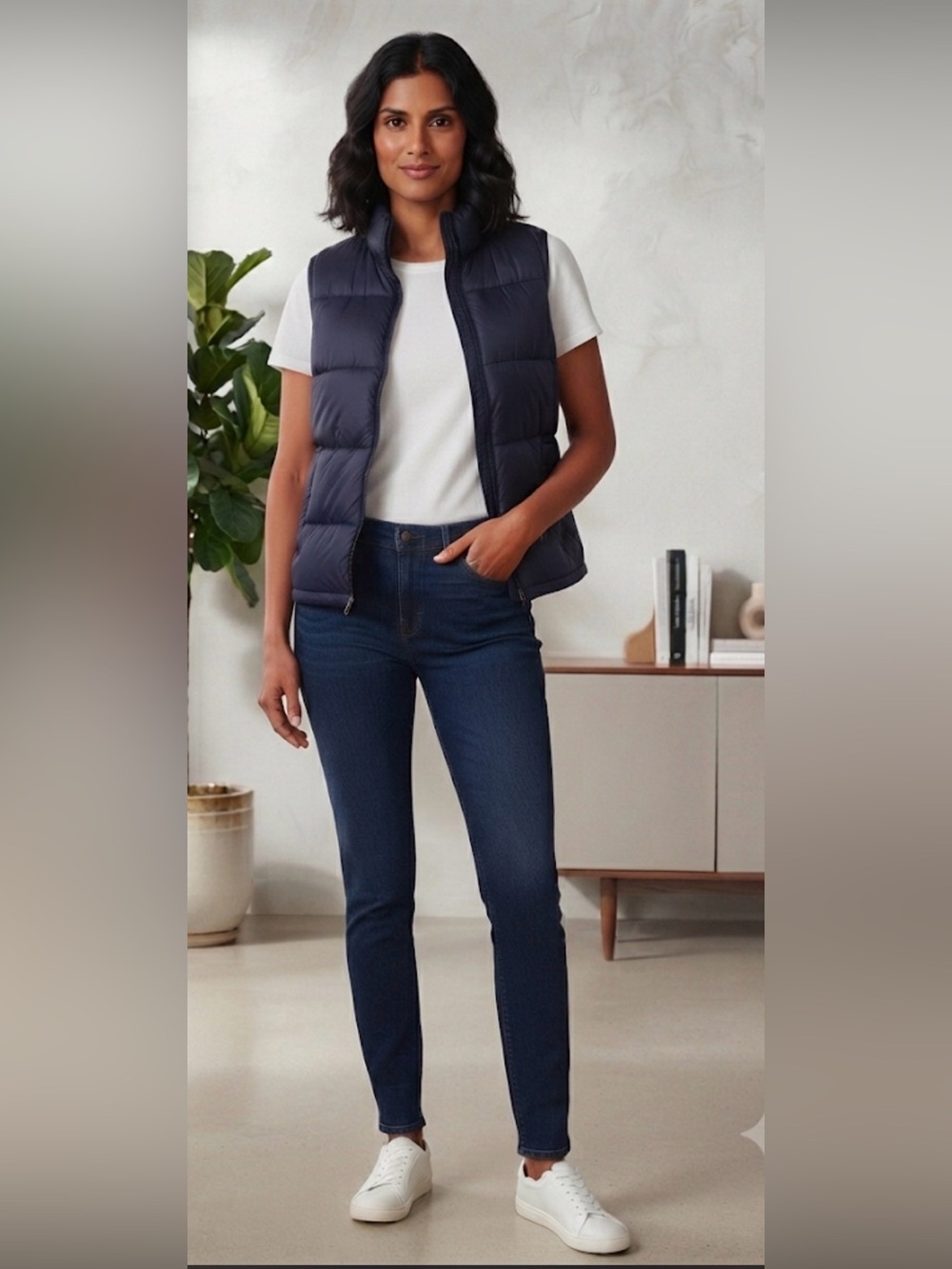 Old NAVY Frost-Free Quilted Puffer Vest for Men